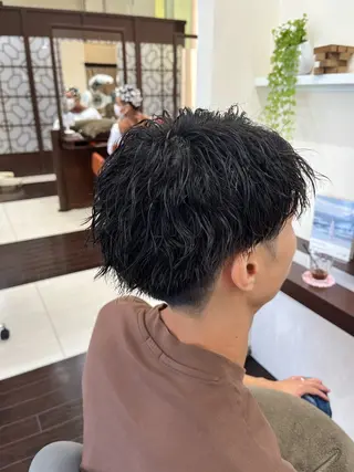 ショート パーマ メンズ 🧊メンズ特化🧊 高木航希のヘアスタイル