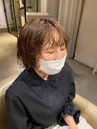 ショート パーマ 聖 来のヘアスタイル
