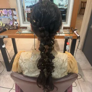 ロング 🦋ヘアメ・似合わせ HIBIKIのヘアスタイル