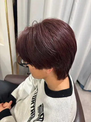 ショート カラー パーマ メンズ メンズ特化/韓国風 /江戸谷大晴のヘアスタイル