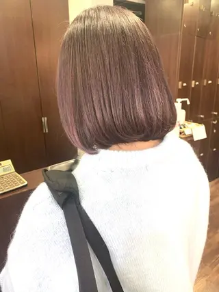 カラー レイヤーカット、 大人可愛い　中村美羅のヘアスタイル