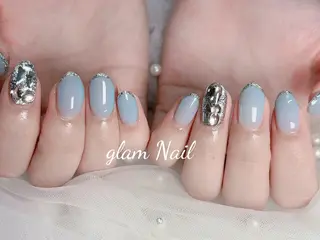 ネイル エツメ💅 長さ出し🎀デザインのネイルデザイン