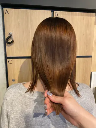 ミディアム 髪質改善サロン 梅田/ヨナミネのヘアスタイル