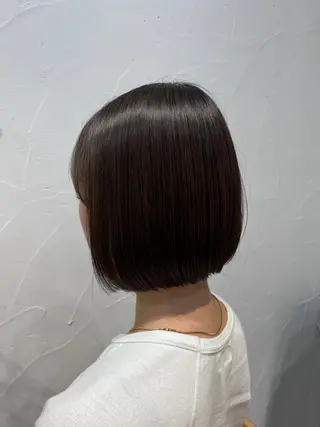 ショート ブリーチなし透明感 カラー/チサト🌿のヘアスタイル