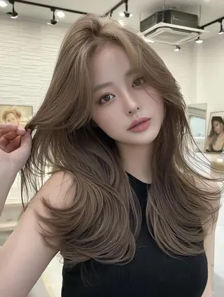 セミロング FOCUS JAPAN2のヘアスタイル