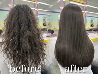 ロング ブリーチ縮毛矯正加藤 韓国ヘア🫧のヘアスタイル