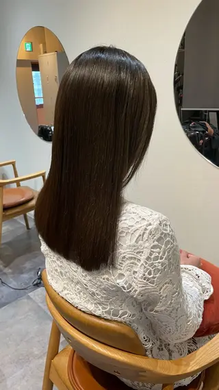 セミロング カラー 鎌田卓也/髪質改善 /透明感カラーのヘアスタイル