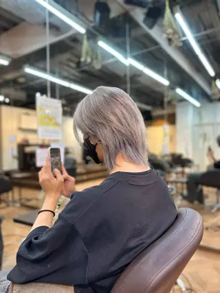 ショート メンズ 髪質改善カラー メテオ 晟之介のヘアスタイル