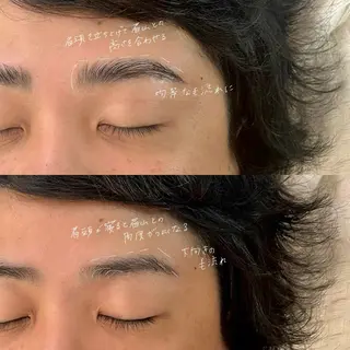 メンズ アイブロウ 吉祥寺kasumi 🌛eye/browのマツエク・マツパデザイン