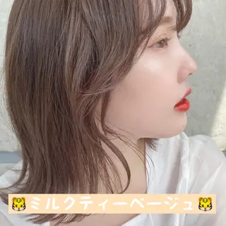 ミディアム カラー 🫧渋谷美容師 たくみ🫧のヘアスタイル