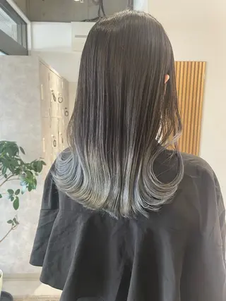 ロング カラー 月100人以上 髪質改善施術|谷口のヘアスタイル