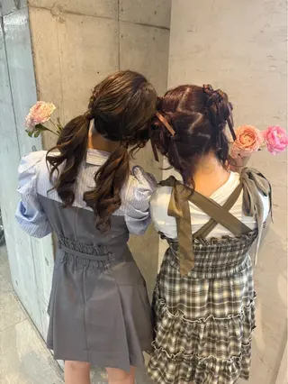 ロング ヘアアレンジ 美髪× ヘアセット✨Araiのヘアスタイル