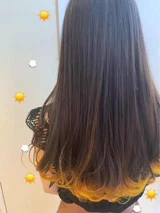 ロング カラー 新宿駅近♡個室 ♡関口三都季🌜のヘアスタイル