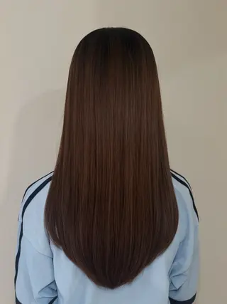 ロング 山本 美咲のヘアスタイル
