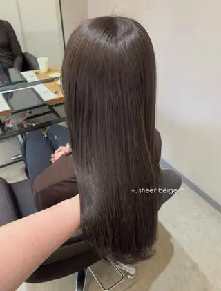 カラー 🎀韓国レイヤー/ 🫧透明感カラーのヘアスタイル