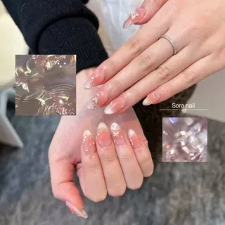 ネイル Sora  Nail 長さ出し専門店のネイルデザイン