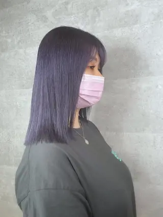 ミディアム カラー BUCKS【天王寺】 バックス【駅30秒】のヘアスタイル