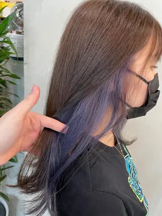 セミロング カラー ALLEN hair /まなのヘアスタイル