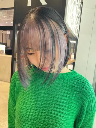 ショート カラー 透明感🎀艶髪 💞まいか🎶のヘアスタイル
