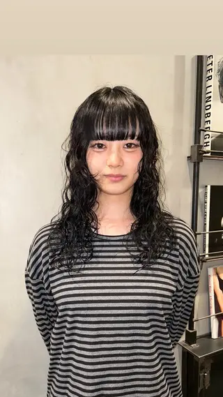 ロング パーマ タナカ カナ🫧のヘアスタイル