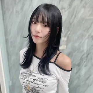 ロング カラー 🩵レイヤー✖︎ 髪質改善🩵リョウヤのヘアスタイル