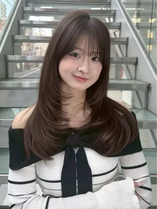 カラー ✨️ブリーチなしカラ ー✨️/朝香のヘアスタイル