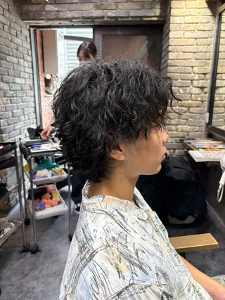 ミディアム メンズ 渋谷 【メンズ特化】ナゴムのヘアスタイル