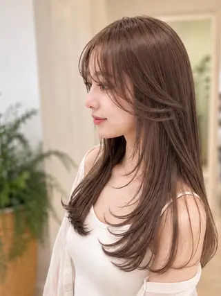 ロング カラー 金子 直樹のヘアスタイル