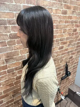 ロング カラー ayu ka／パーマのヘアスタイル
