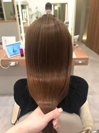 ロング カラー 木野田 萌のヘアスタイル