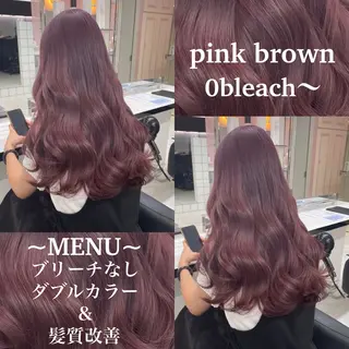 ロング カラー 色落ち綺麗🩰ハイ トーン🎀RINKAのヘアスタイル
