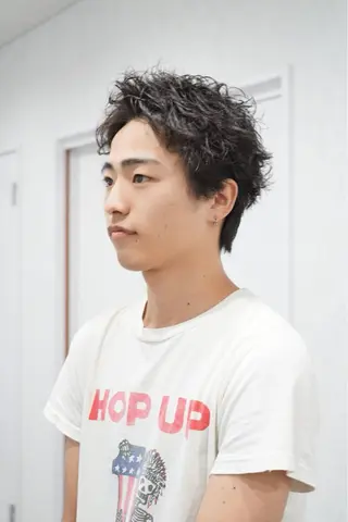 ショート パーマ メンズ men’s hair / 隼翔のヘアスタイル