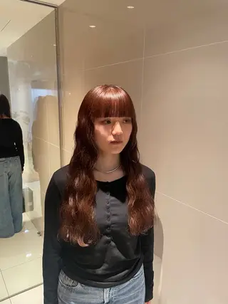 ロング 縮毛矯正/レイヤー 🌙児玉光瑠のヘアスタイル
