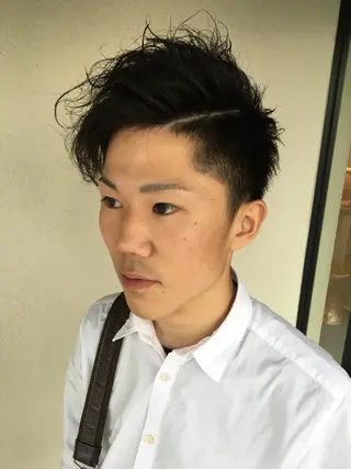 メンズ 永見 敏英のヘアスタイル