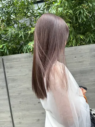 ロング カラー KINI 髪質改善＆艶髪のヘアスタイル