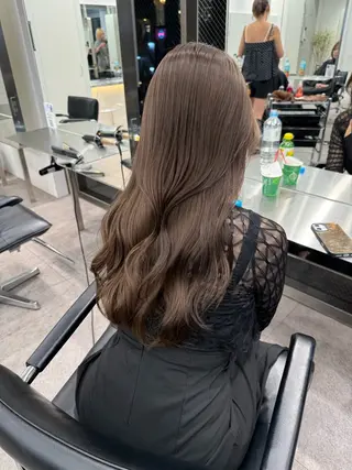 ロング カラー ヘアアレンジ ブリーチカラー💫 Miku🫶🏻のヘアスタイル