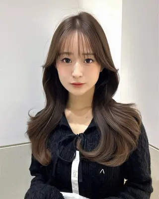 ロング カラー 🩷韓国ヘア/ヨシン モリ🩷Maikaのヘアスタイル