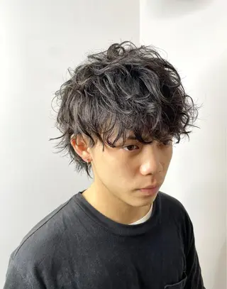 ミディアム 渋谷 メンズヘア⭐️ タニグチヨシユキのヘアスタイル