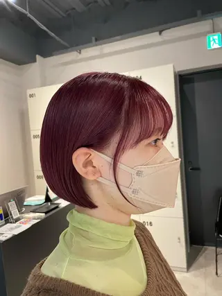 ショート カラー ブリーチ👩🦳/ ✂︎MANAMIのヘアスタイル