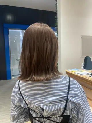ミディアム カラー 似合わせカット/ パーマ/ゆづきのヘアスタイル
