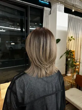 ミディアム メンズカット|パーマ 💇🏻武藤龍之介のヘアスタイル