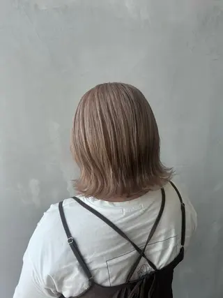 ミディアム Mao 🎀bob 赤み撃退🌿艶カラーのヘアスタイル