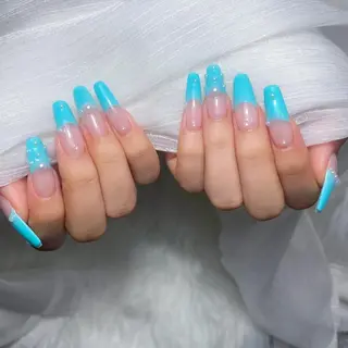 ロング カラー hiro koのネイルデザイン