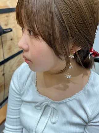ミディアム 久木原 ゆりのヘアスタイル