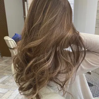 ロング カラー パーマ ヘアアレンジ メンズ キッズ ネイル マツエク・マツパ アイブロウ エクステモデル募集 💗大阪梅田/川上のヘアスタイル