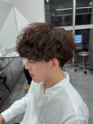 ショート パーマ メンズ 💈海外風パーマ 💈メンズ/颯太のヘアスタイル