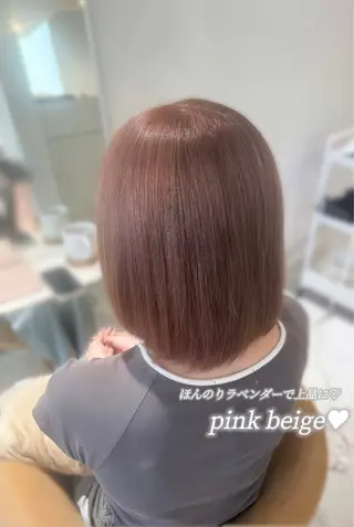 ミディアム カラー ゆうひ🎀艶カラー/ ヘアメ/チョコカラーのヘアスタイル
