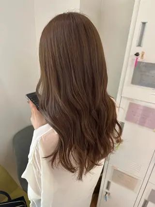 ロング カラー 齊藤 来美のヘアスタイル