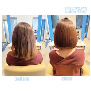 ミディアム 髪質改善 RYOのヘアスタイル
