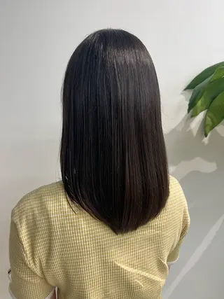 ミディアム 遠藤 麻衣のヘアスタイル